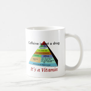Caffeine is geen geneesmiddel koffiemok