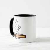 CAFFEINE LADING - GELIEVE TE WACHTEN MOK (Voorkant links)
