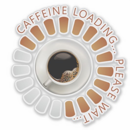 Caffeine loading sticker (Voorkant)