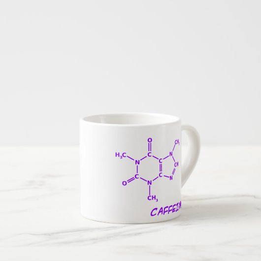 Caffeine Molecule 20 oz. Mok (Voorkant rechts)