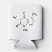 Caffeine Molecule Chemistry Coffee atomee Blikjeskoeler (Achterkant)