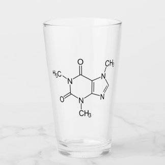 Caffeine Molecule Chemistry Coffee atomee Glas