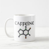 Caffeine Molecule Coffee Chemistry Formule Koffiemok (Links)