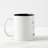 Caffeine Molecule Coffee Mok (Links)