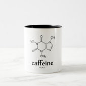 Caffeine Molecule Coffee Mok (Center)