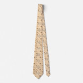 Caffeine Molecule & Coffee Pattern Necktie Stropdas (Voorkant)