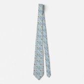 Caffeine Molecule & Coffee Pattern Necktie  Stropdas (Voorkant)