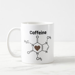 Caffeine Molecule Koffiemok