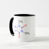 Caffeine Molecule Mok (Voorkant links)