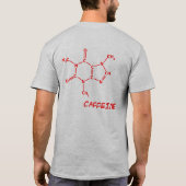 Caffeine Molecule T-shirt (Achterkant)
