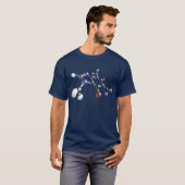 Caffeine Molecule T-shirt (Voorkant volledig)