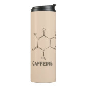 Caffeine Molecule Thermosbeker (Gedraaid links)