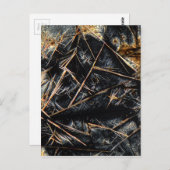 Caffeine onder de microscoop briefkaart (Voorkant / Achterkant)