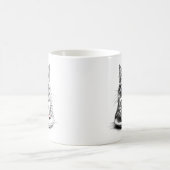Caffeine Or Chaos Cat Coffee Lover Mug (Centre)