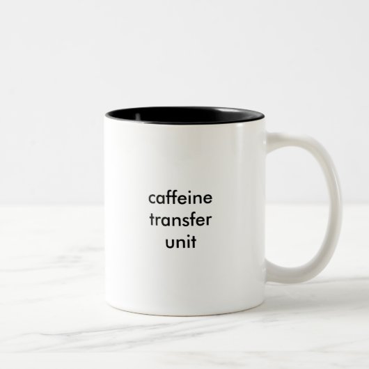 Caffeine-overdrachtseenheid Tweekleurige Koffiemok (Rechts)