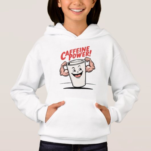 "Caffeine Power Flex - T-shirt pour enfants" (Devant)