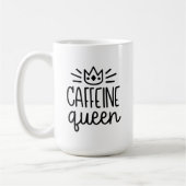 Caffeine Queen 15oz Mok (Links)
