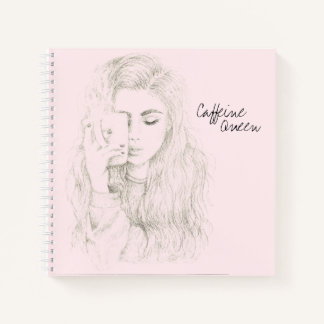 Caffeine Queen-laptop Notitieboek