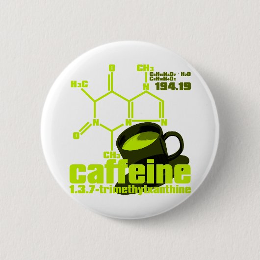 Caffeine Ronde Button 5,7 Cm (Voorkant)