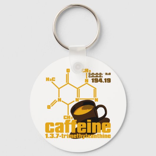 Caffeine Sleutelhanger (Voorkant)