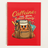Caffeine – The Real School Supply – Funny Teacher  (Devant)
