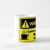 Caffeine Warning Nurse Koffiemok (Center)