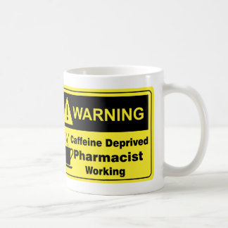 Caffeine Warning Pharmacist Koffiemok
