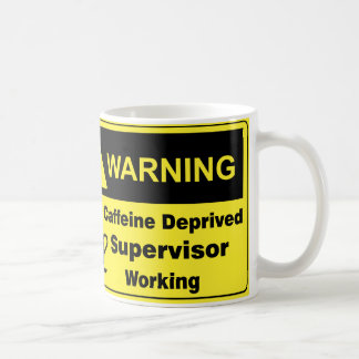 Caffeine Warning Supervisor Koffiemok