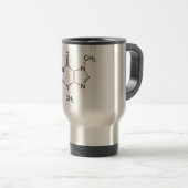 Caffeinemolecule mok (Voorkant rechts)