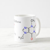 Caffeinemolecuul Koffiemok (Voorkant rechts)