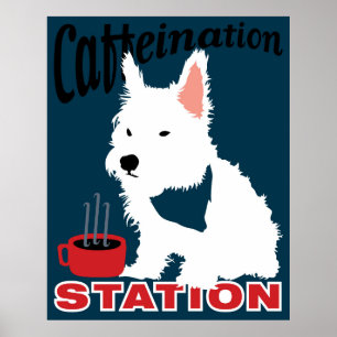 Caffeineringsstation Poster