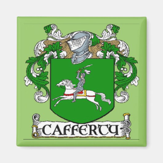 Cafferty Coat of Arms Magnet Magneet (Voorkant)