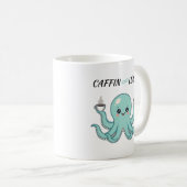 Caffin Loop Kawaii Coffee Mug – Octopus Cute (Devant droit)