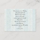 cage d'oiseau bleu, inséparables Cartes d'enregist (Dos)