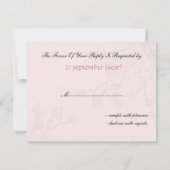 cage d'oiseau rose floral, inséparables RSVP (Dos)