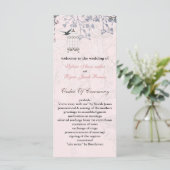 cage d'oiseau rose floral, programmes de mariage i (Debout devant)