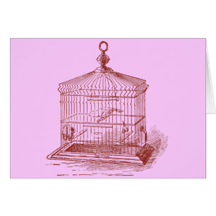 Cage d'oiseaux Vintage