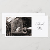 Caged Beasties - Dank je wel Bedankkaart (Voorkant / Achterkant)