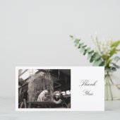 Caged Beasties - Dank je wel Bedankkaart (Staand voorkant)