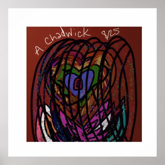 Caged Heart Poster (Voorkant)