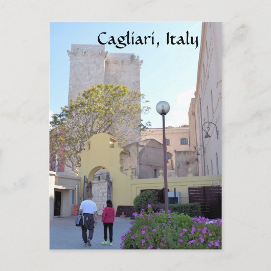 Cagliari, Sardinië, Italië Briefkaart (Voorkant)