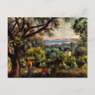 Cagnes Landscape-schilderij van Renoir; Briefkaart
