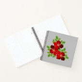Cahier 3 Fleurs Rouges (Intérieur)