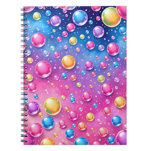 Cahier à bulles coloré (Devant)
