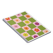 Cahier à carreaux rétro (Côté Droit)