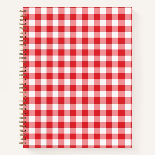 Cahier à carreaux rouges (Devant)