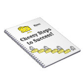 Cahier à couverture papier "Cheesy Steps to Succes (Côté Droit)