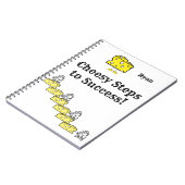 Cahier à couverture papier "Cheesy Steps to Succes (Côté gauche)