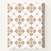 Cahier à couverture rigide avec motif géométrique  (Dos)