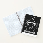Cahier à couverture rigide Diamond Hands (Intérieur)